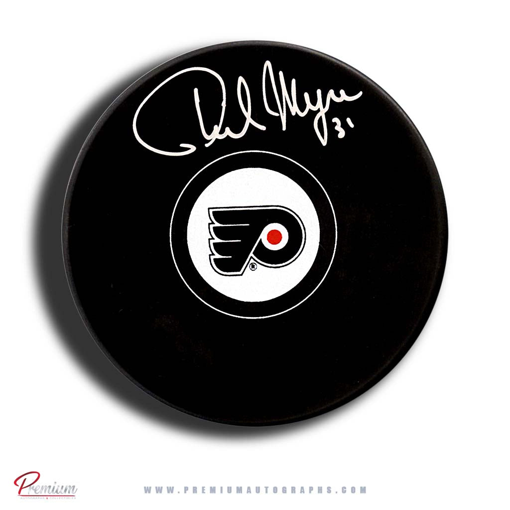 Phil Myre Vancouver Canucks Autographed Puck