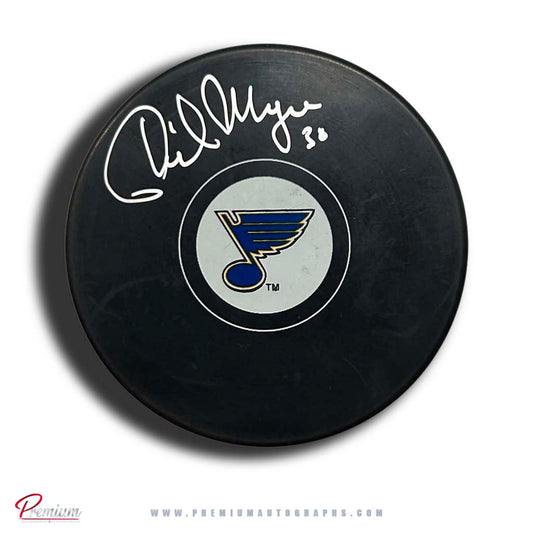 Phil Myres St. Louis Blues Autographed Puck