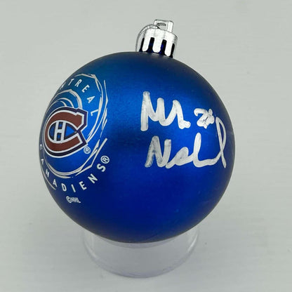 Mats Naslund Montreal Canadiens Signed Christmas Ornament