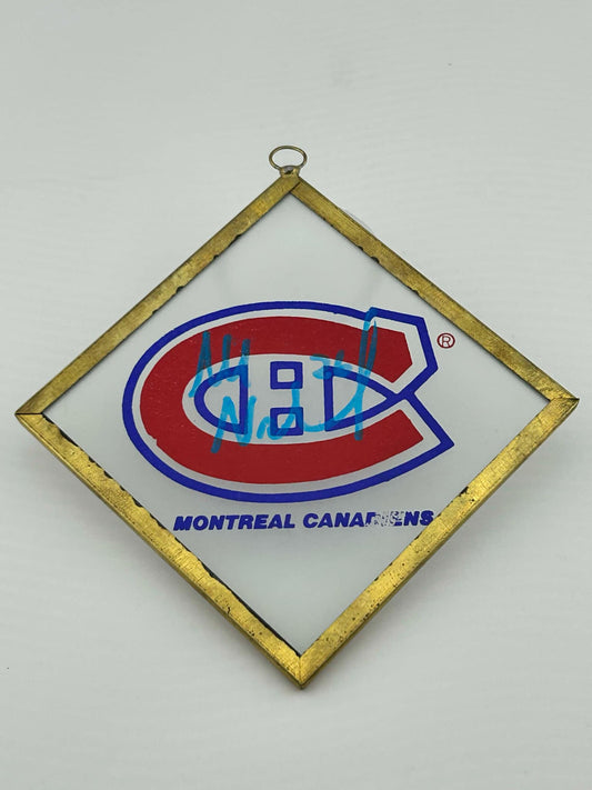 Mats Naslund Montreal Canadiens Signed Christmas Ornament