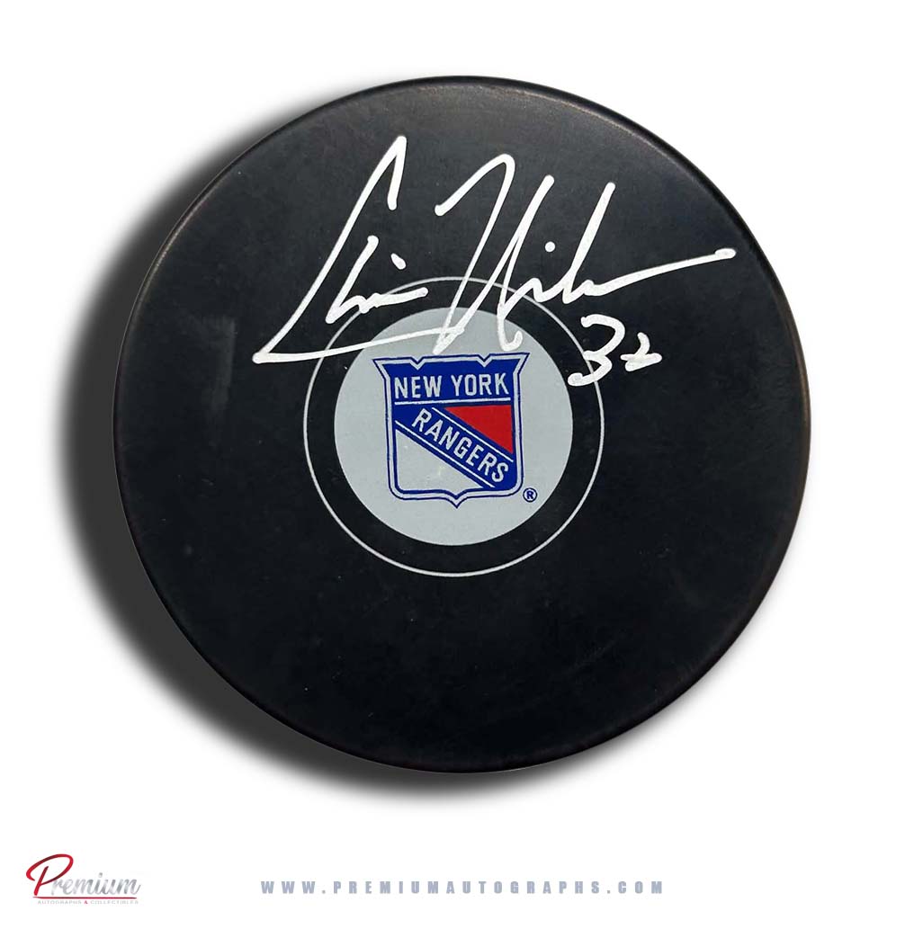 Chris Nilan New York Rangers Autographed Puck