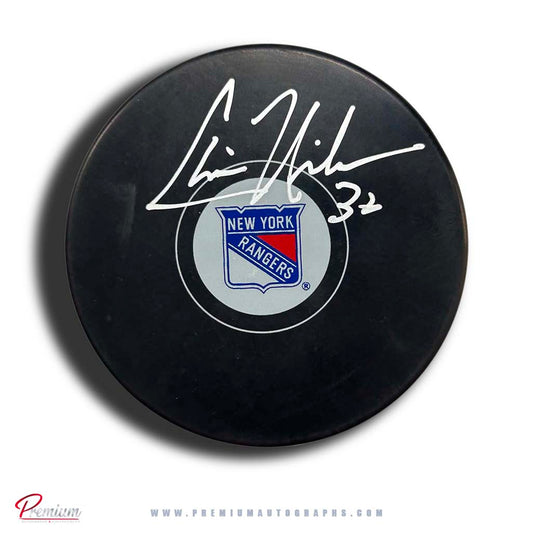 Chris Nilan New York Rangers Autographed Puck