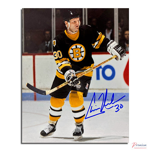 Chris Nilan Boston Bruins Signed 8x10 Photograph