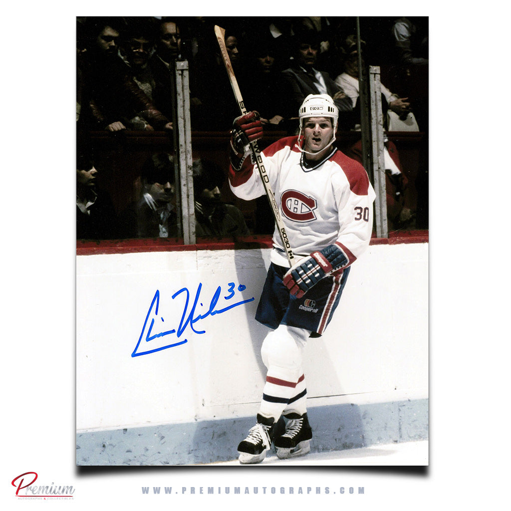 Chris Nilan Montreal Canadiens Signed 8x10 Photograph Not Fighting