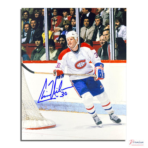 Chris Nilan Montreal Canadiens Signed 8x10 Photograph Around the Net