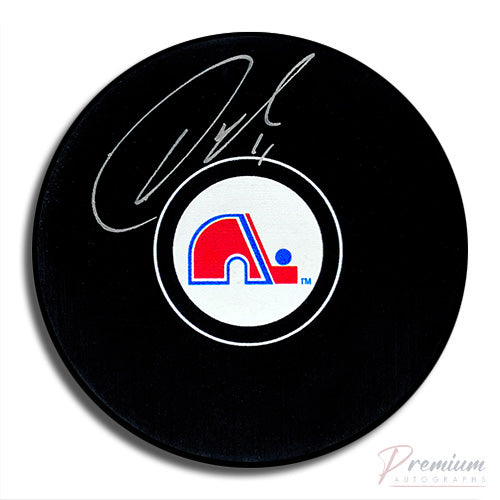 Owen Nolan Quebec Nordiques Signed Puck