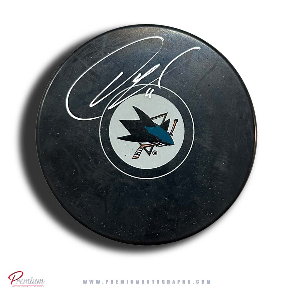 Owen Nolan San Jose Sharks Autographed Puck