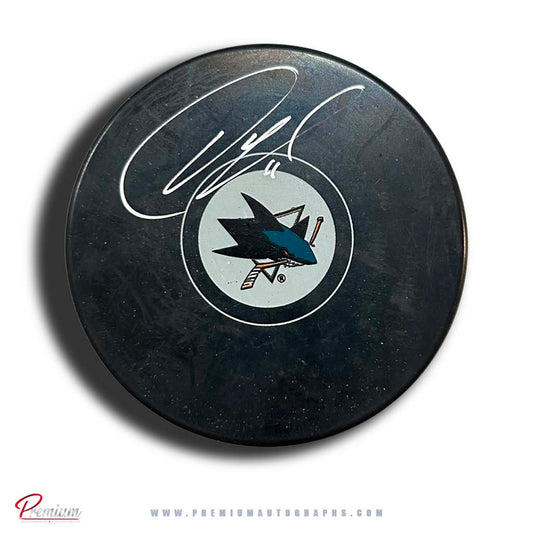 Owen Nolan San Jose Sharks Autographed Puck