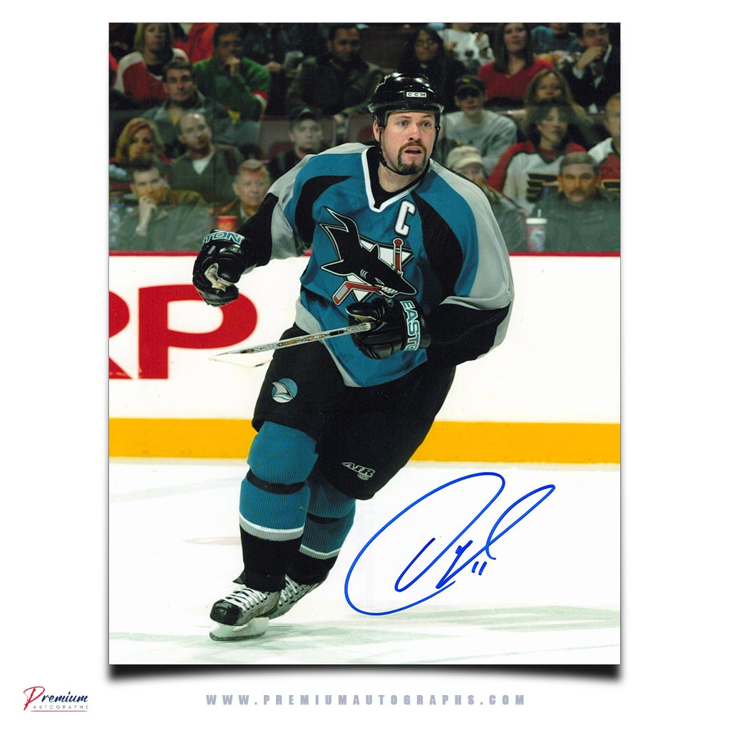 Owen Nolan San Jose Sharks Signed 8x10 Photograph Captain