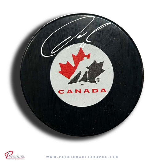 Owen Nolan Team Canada Autographed Puck