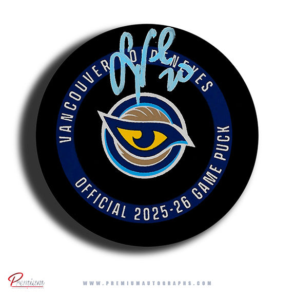 Sarah Nurse Vancouver Goldeneyes PWHL Autographed Official 2025-26 Game puck