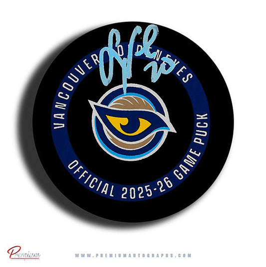Sarah Nurse Vancouver Goldeneyes PWHL Autographeded Official 2025-26 Game puck