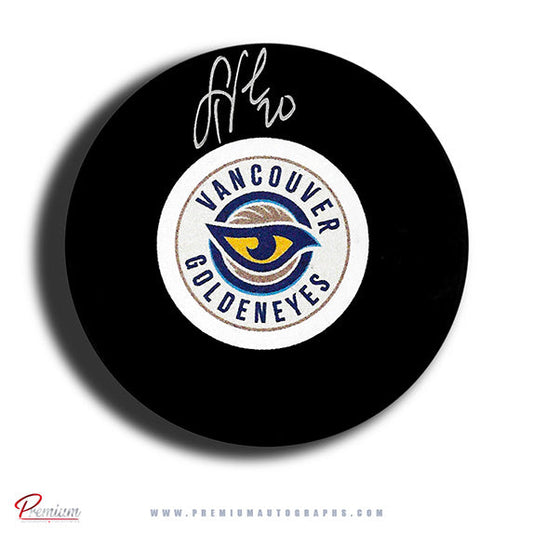 Sarah Nurse Vancouver Goldeneyes Autographed Puck