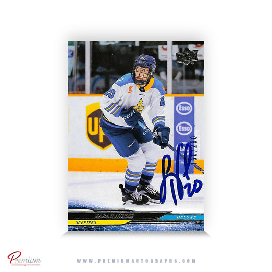 Sarah Nurse Toronto Sceptres Autographed 2024-25 Upper Deck PWHL Hockey Card #42 #'d 150/250