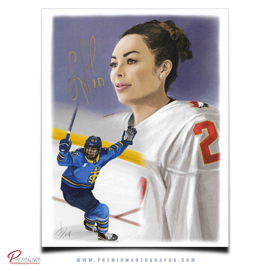 Sarah Nurse PWHL Toronto Sceptre Autographed 12x18 Alex Douglas Print