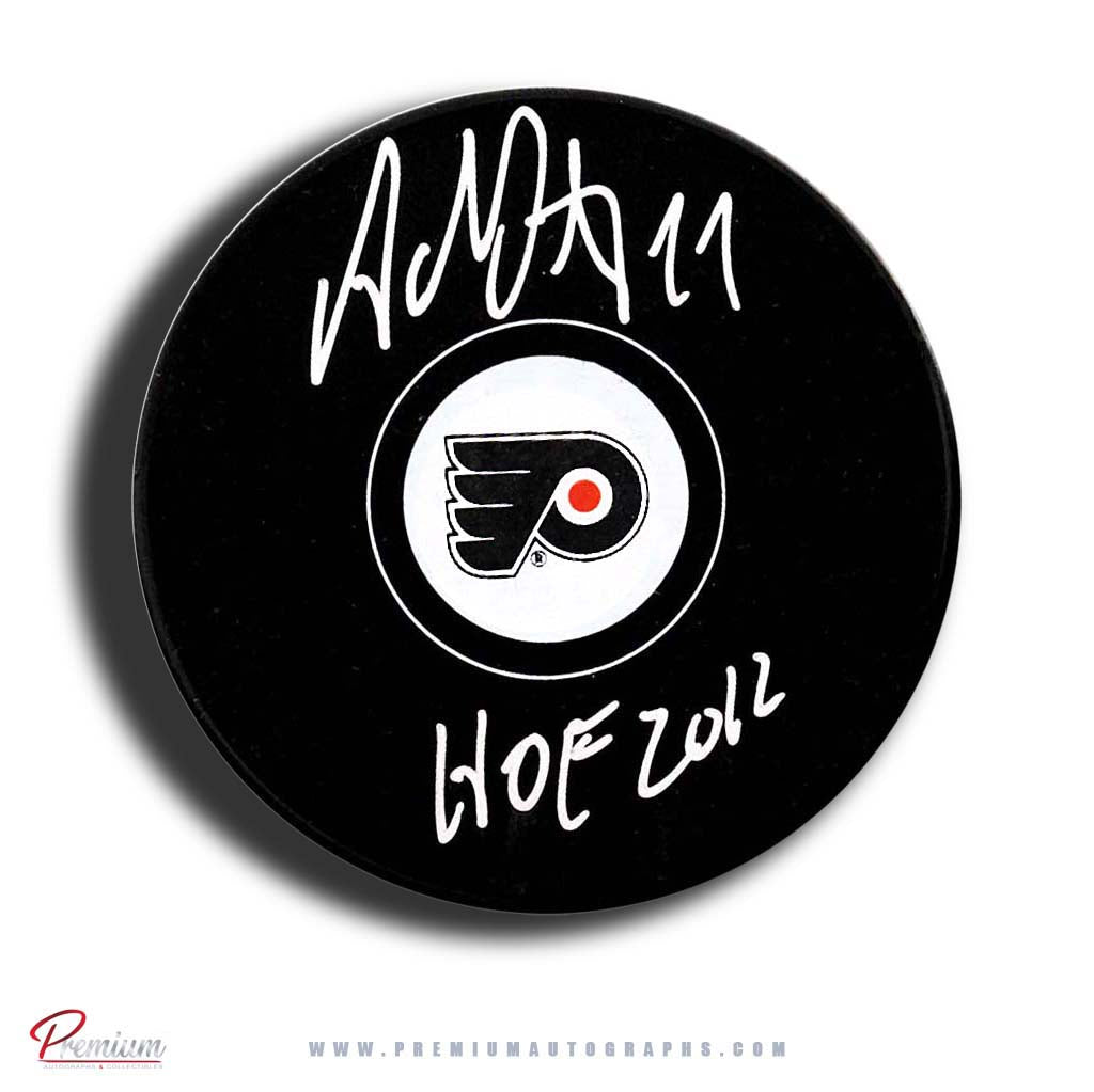 Adam Oates Philidelphia Flyers Signed Puck