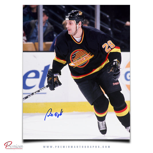 Gino Odjick Vancouver Canucks Autographed 16x20 Skating