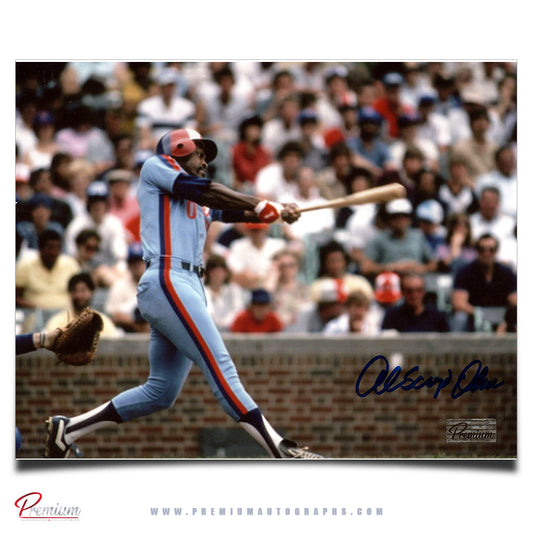 Al Olive Montreal Expos Autographed 8x10 Photograph Hit