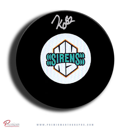 Kayle Osborne New York Sirens PWHL Autographed Puck