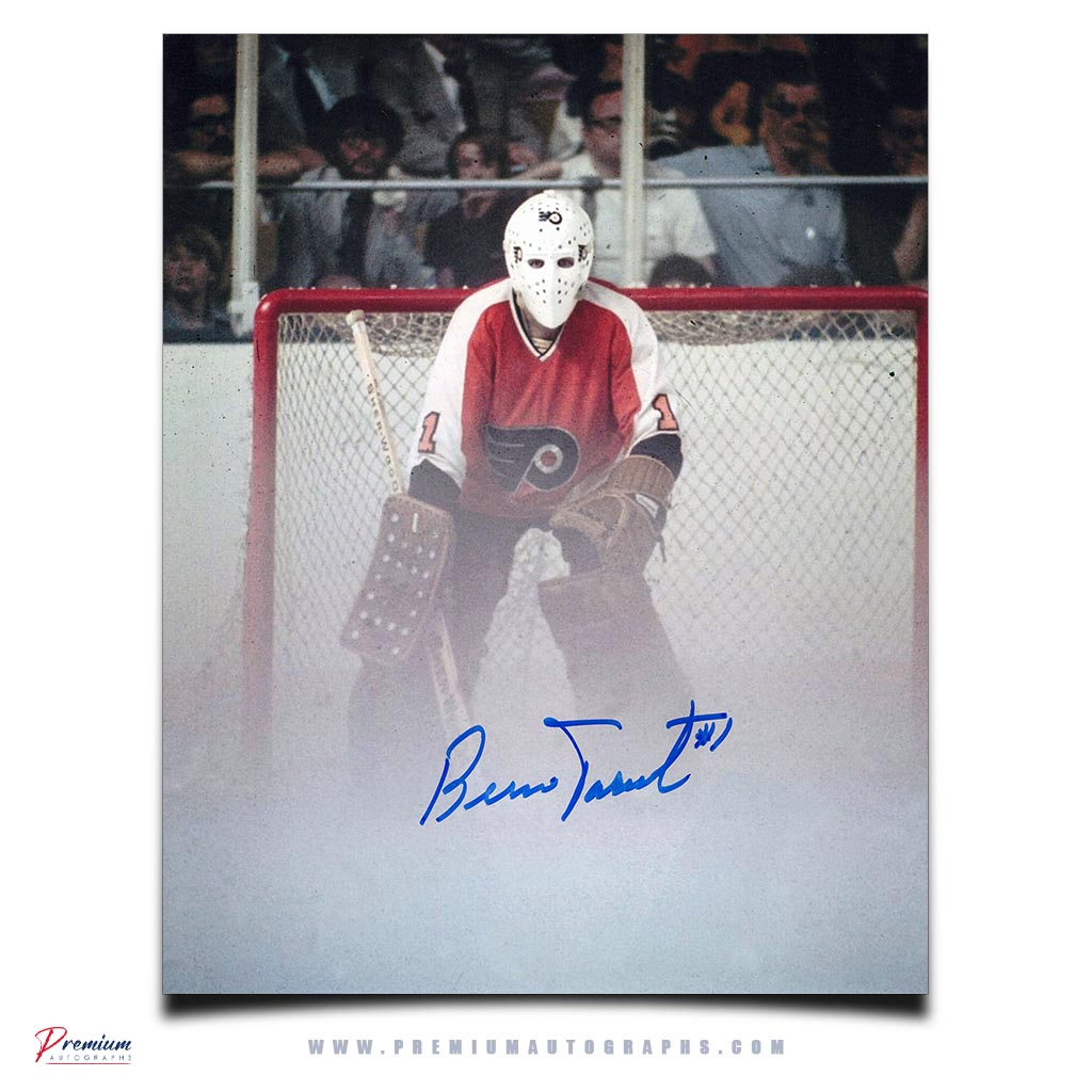 Bernie Parent Philadelphia Flyers Signed 8x10 Photograph Foggy