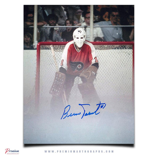 Bernie Parent Philadelphia Flyers Signed 8x10 Photograph Foggy