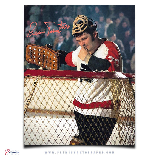 Bernie Parent Philadelphia Flyers Signed 8x10 Photograph Deep Thought