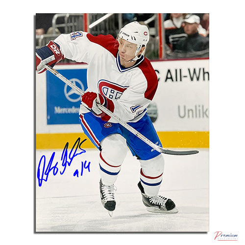 Oleg Petrov Montreal Canadiens Autographed 8x10 Photograph Skating