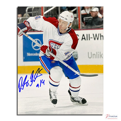 Oleg Petrov Montreal Canadiens Signed 8x10 Photograph Up Ice