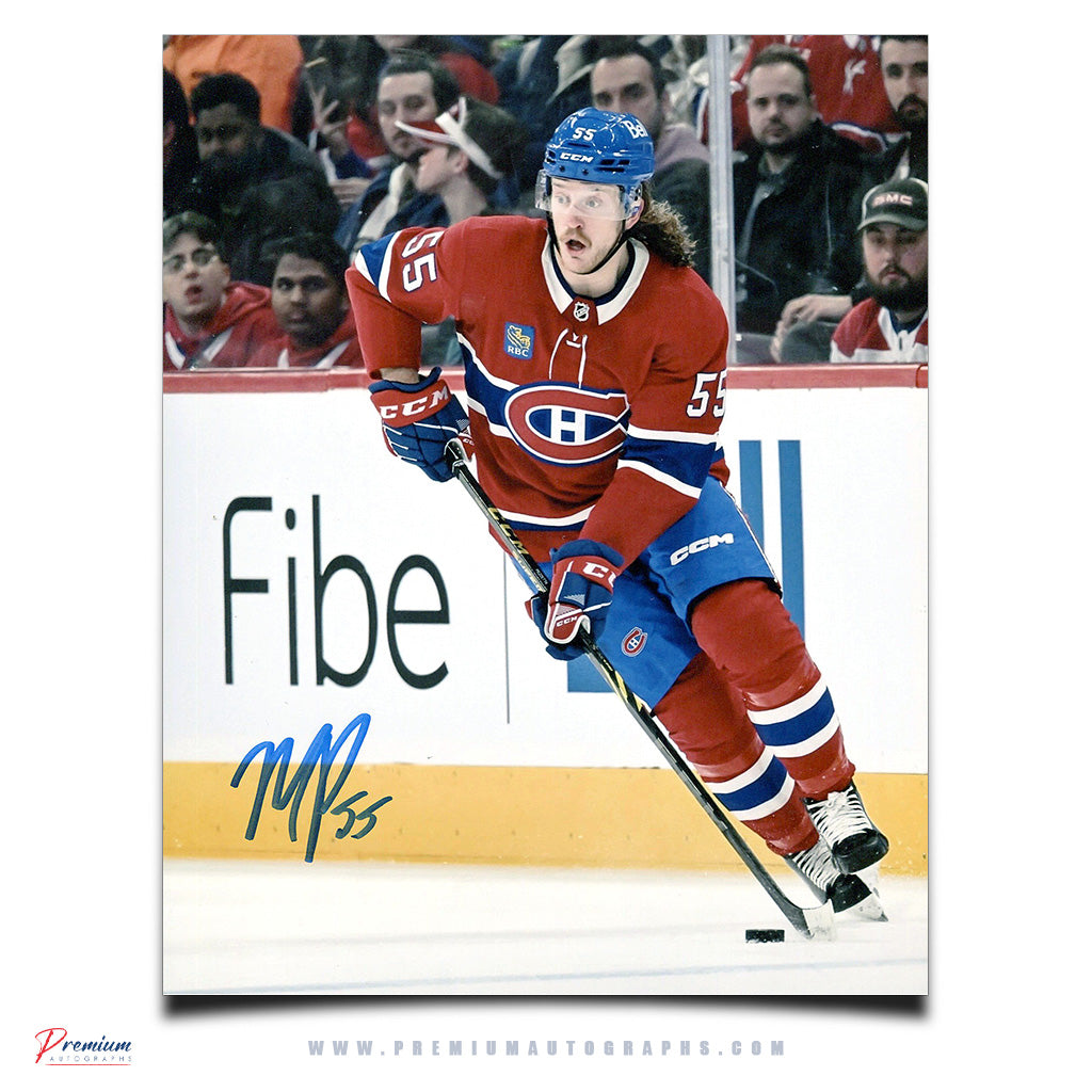 Michael Pezzetta Montreal Canadiens Autographed 8x10 Photograph Intense