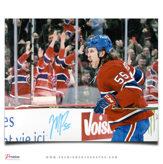 Michael Pezzetta Montreal Candiens Signed 8x10 Photograph Goal Celebration