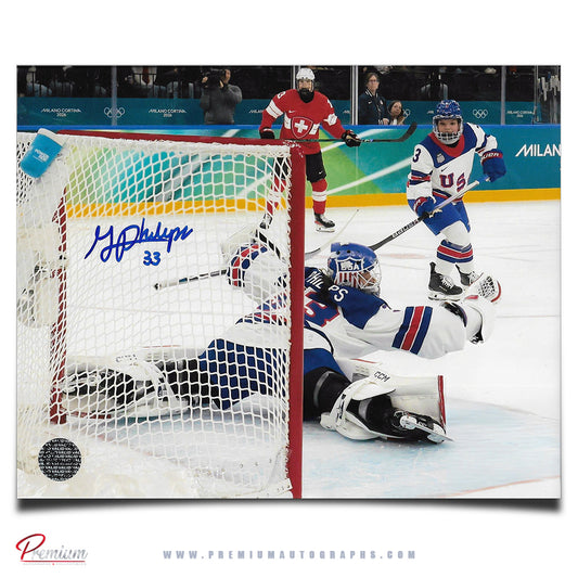 Gwyneth Philips Olympic Team USA Signed 8x10 Photograph Glove Save