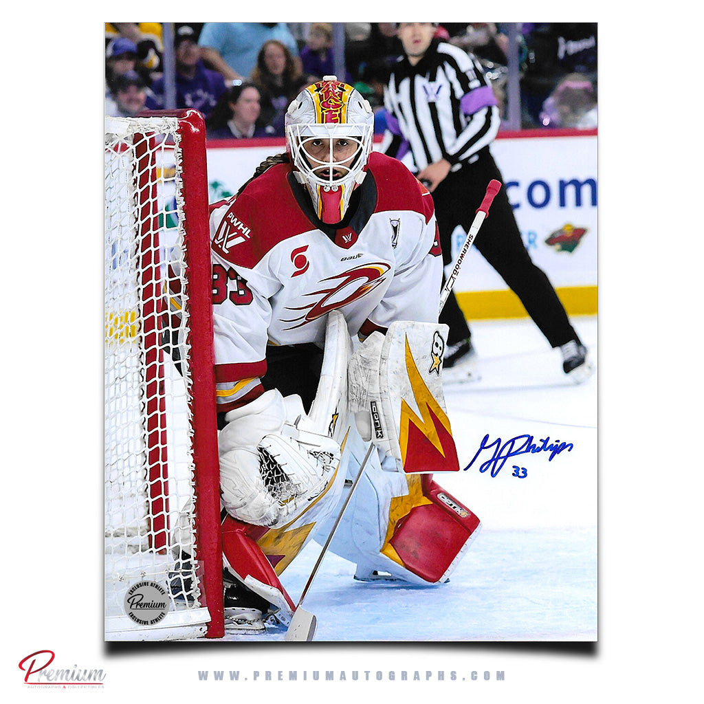 Gwyneth Philips Ottawa Charge PWHL Autographed 8x10 Photograph Against the Post