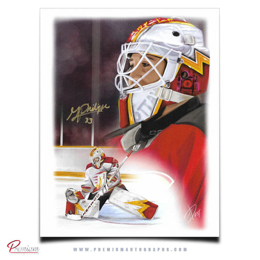 Gwyneth Philips PWHL Ottawa Charge Autographed 11x14 Alex Douglas Print