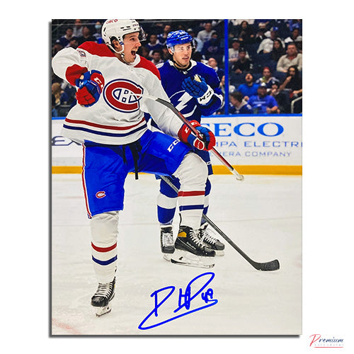 Rafael Harvey-Pinard Montreal Canadiens Signed 8x10 Photograph Skating