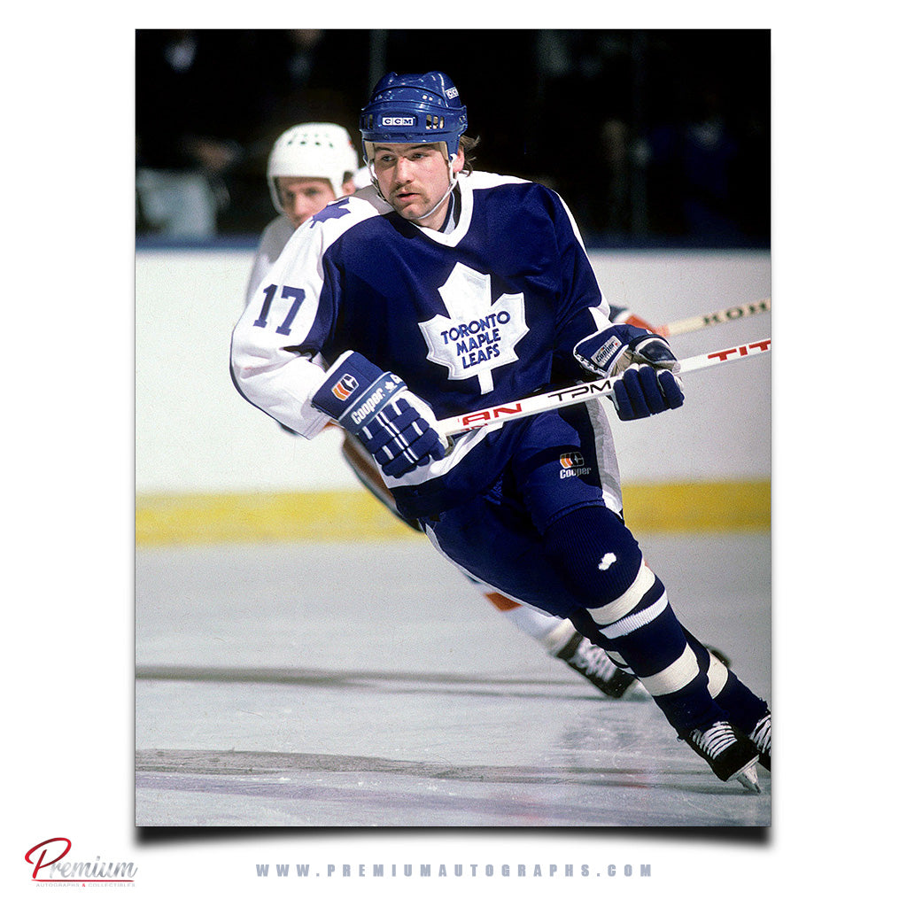 Wendel Clark Toronto Maple Leafs Autographed 8x10 Photograph (PreOrder 01)