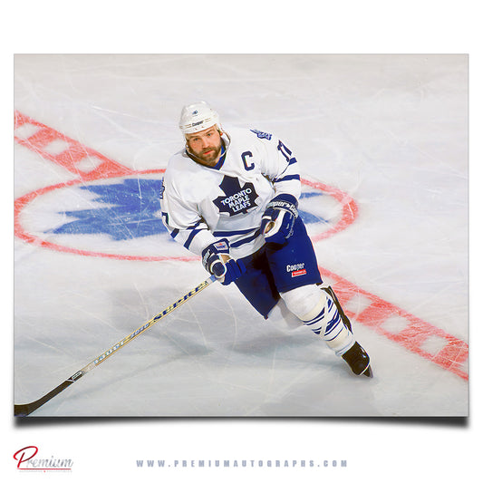 Wendel Clark Toronto Maple Leafs Autographed 8x10 Photograph (PreOrder 03)