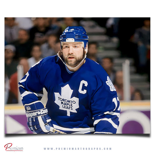 Wendel Clark Toronto Maple Leafs Autographed 8x10 Photograph (PreOrder 04)