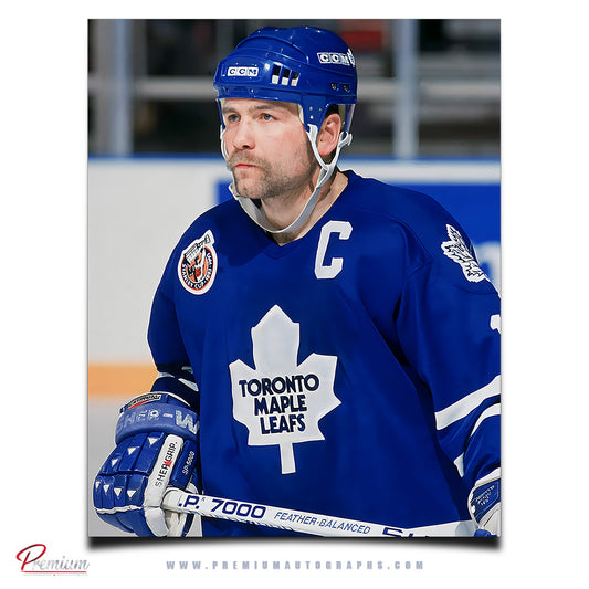 Wendel Clark Toronto Maple Leafs Autographed 8x10 Photograph (PreOrder 05)