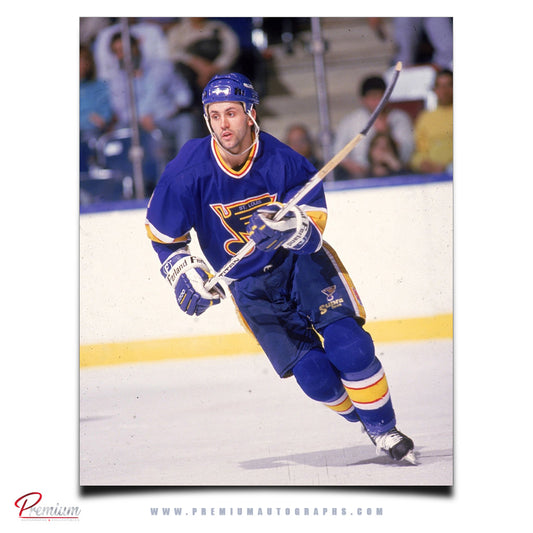 Doug Gilmour St. Louis Blues Autographed 8x10 Photograph (PreOrder 05)