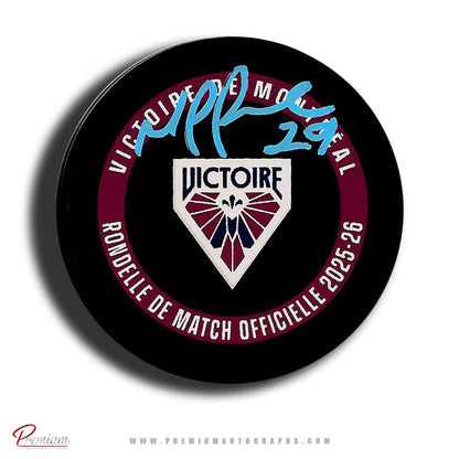 Marie-Philip Poulin Montreal Victoire PWHL Autographed 2025-26 Official Game Puck