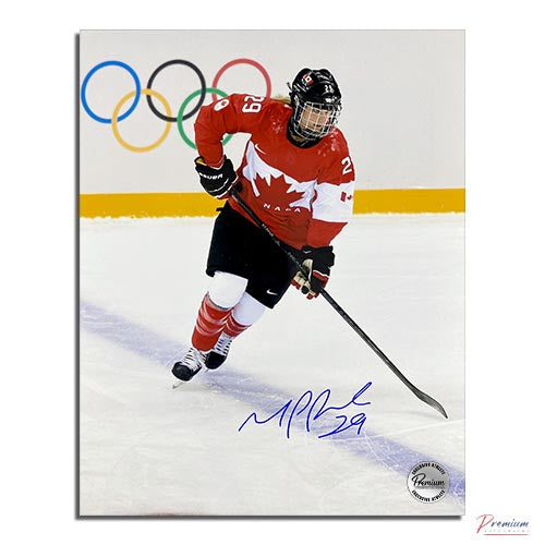 Marie-Philip Poulin Team Canada Signed 8x10 Photograph Goal Celebration