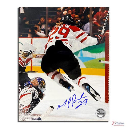 Marie-Philip Poulin Team Canada Signed 8x10 Photograph Diving Goal