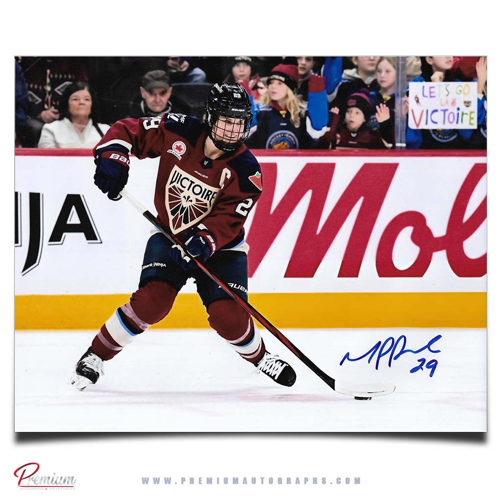 Marie-Philip Poulin Montreal Victoire PWHL Autographed 8x10 Photograph Big Shot