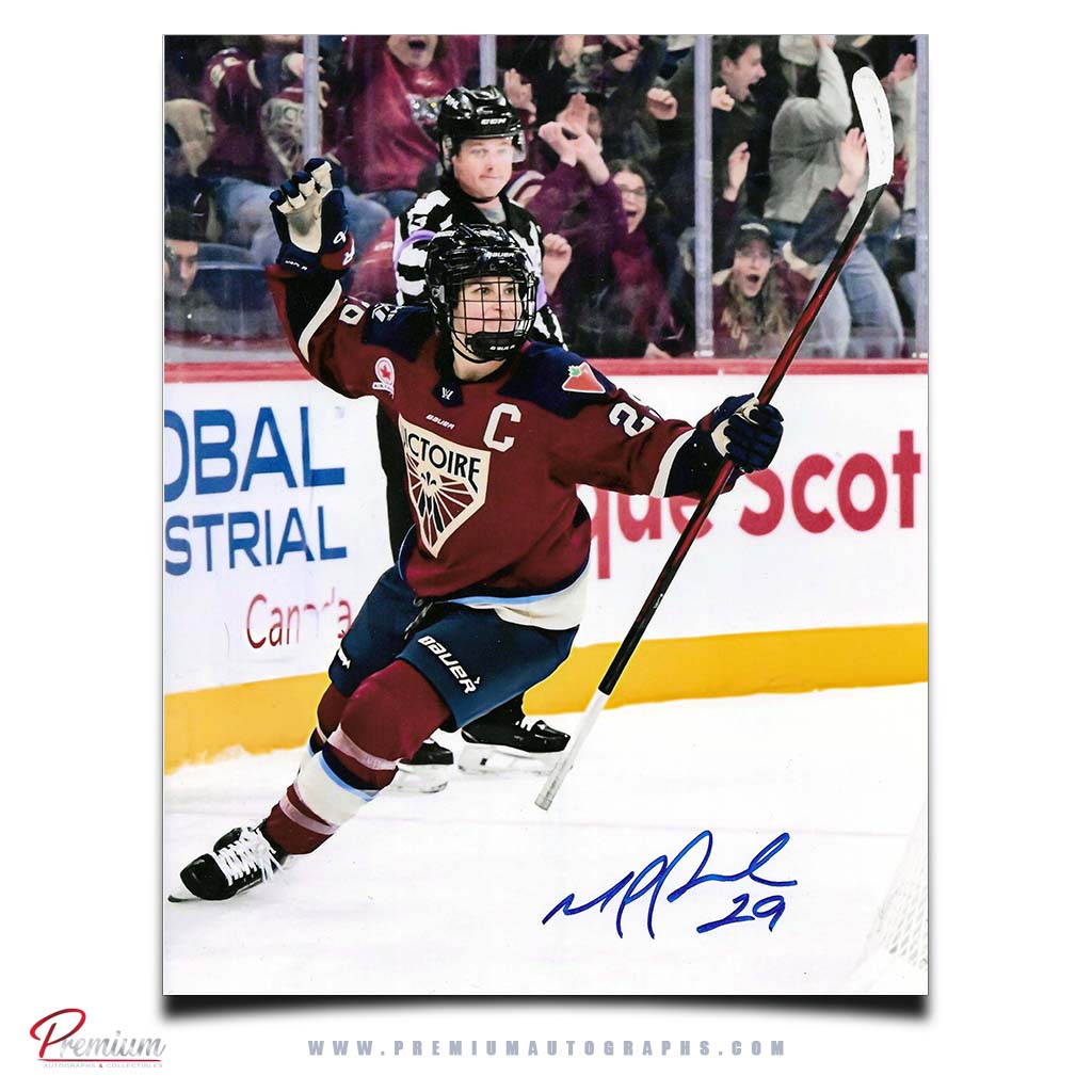Marie-Philip Poulin Montreal Victoire PWHL Autographed 8x10 Photograph Goal Celebration
