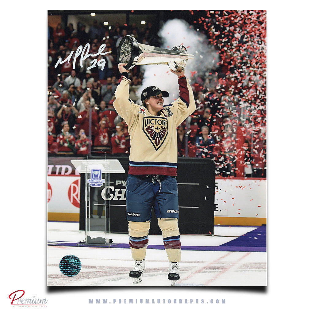 Marie-Philip Poulin Montreal Victoire Autographed 8x10 Photograph 2026 Walter Cup Champs Celebration