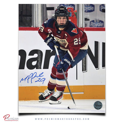 Marie-Philip Poulin Montreal Victoire Autographed 8x10 Photograph With the Puck