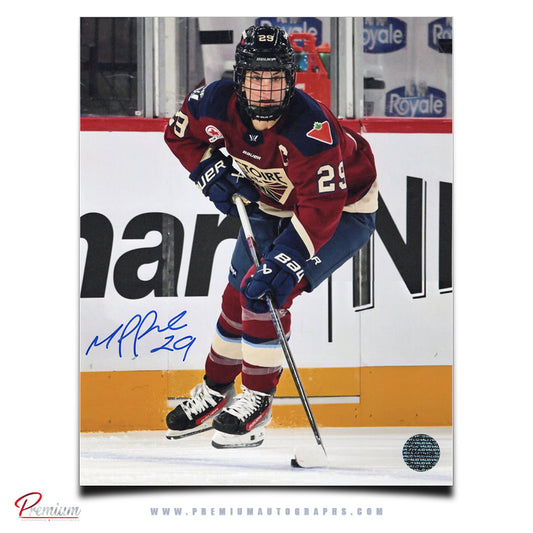 Marie-Philip Poulin Montreal Victoire Autographed 8x10 Photograph With the Puck