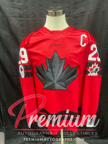 Marie-Philip Poulin Olympic Team Canada Autographed Bauer RED jersey