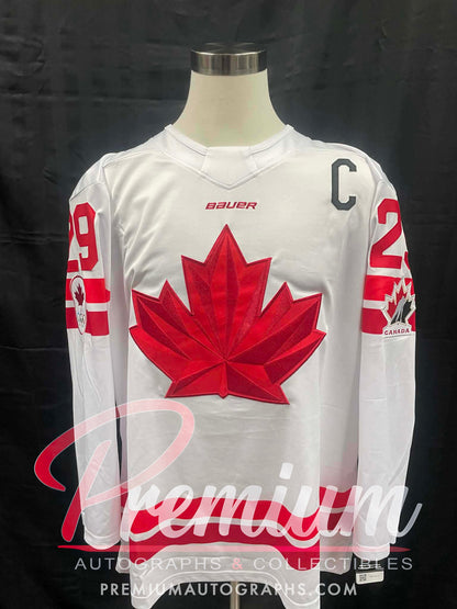 Marie-Philip Poulin Olympic Team Canada Autographed Bauer WHITE jersey