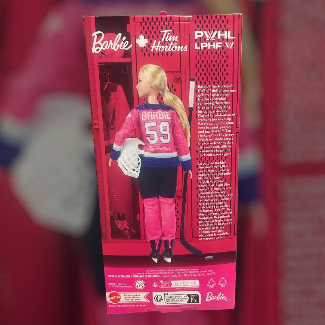 Marie-Philip Poulin Tim Hortons PWHL Autographed Special Edition Barbie by Mattel